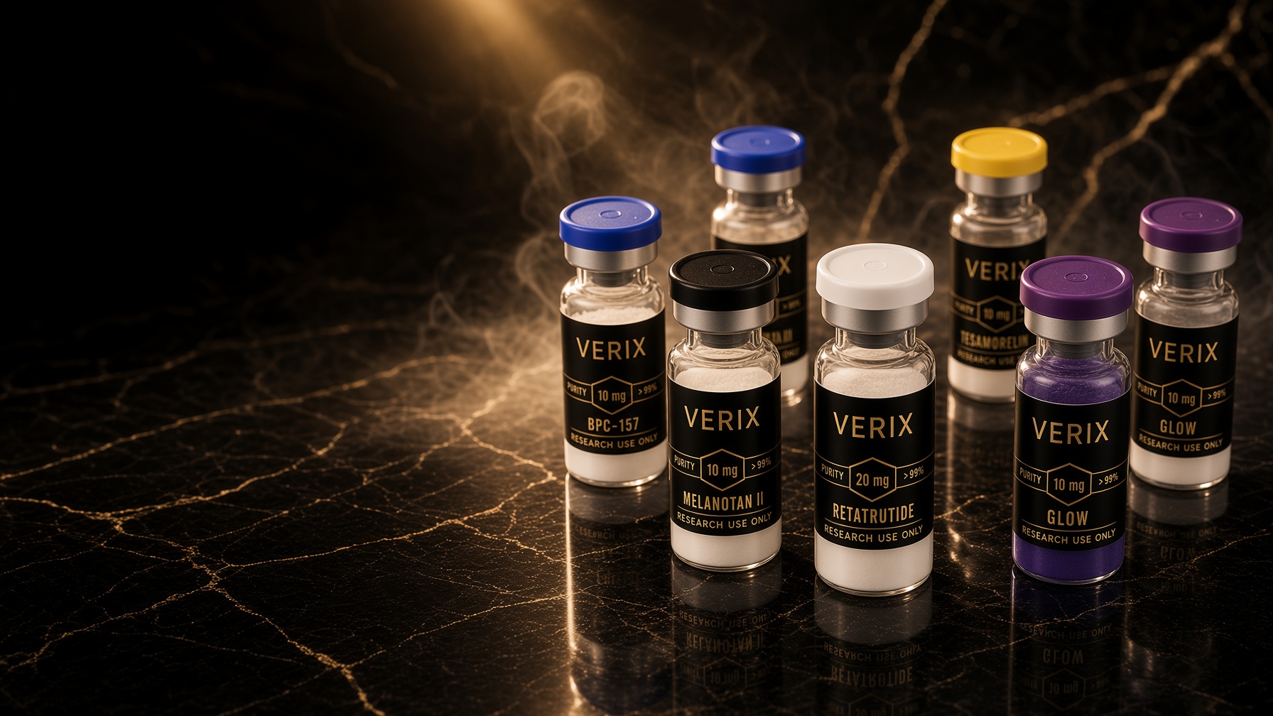 VERIX in-stock research vials